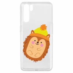 Чехол для Oppo A91/Reno3 Ежик в шапочке - PrintSalon