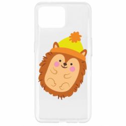 Чехол для Oppo Reno 4 Lite Ежик в шапочке - PrintSalon