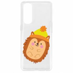 Чехол для Oppo Reno 4 Pro Ежик в шапочке - PrintSalon