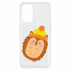 Чехол для Oppo Reno 5 4G Ежик в шапочке - PrintSalon