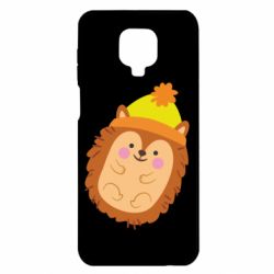 Чехол для Xiaomi Redmi Note 9S/9Pro/9Pro Max Ежик в шапочке - PrintSalon