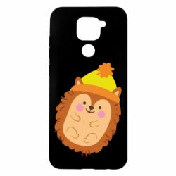 Чехол для Xiaomi Redmi Note 9/Redmi 10X Ежик в шапочке - PrintSalon