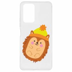 Чехол для Xiaomi Redmi Note 10 Pro Ежик в шапочке - PrintSalon