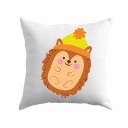 Подушка Ежик в шапочке - PrintSalon