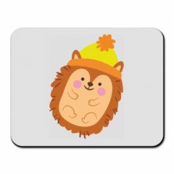 Коврик для мыши Ежик в шапочке - PrintSalon