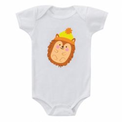 Детский бодик Ежик в шапочке - PrintSalon