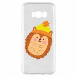 Чехол для Samsung S8 Ежик в шапочке - PrintSalon