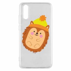 Чехол для Huawei P20 Ежик в шапочке - PrintSalon