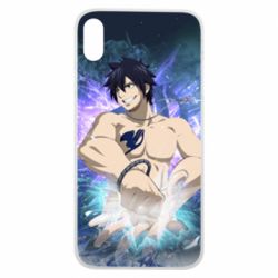 Чехол для iPhone Xs Max Fairy tail Grey Fullbuster - PrintSalon