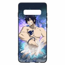 Чехол для Samsung S10+ Fairy tail Grey Fullbuster - PrintSalon