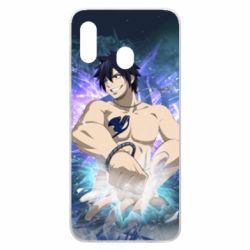 Чехол для Samsung A20 Fairy tail Grey Fullbuster - PrintSalon