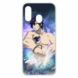 Чехол для Samsung A40 Fairy tail Grey Fullbuster - PrintSalon