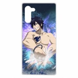 Чехол для Samsung Note 10 Fairy tail Grey Fullbuster - PrintSalon