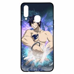 Чехол для Samsung A20s Fairy tail Grey Fullbuster - PrintSalon
