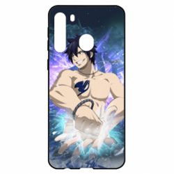 Чехол для Samsung A21 Fairy tail Grey Fullbuster - PrintSalon