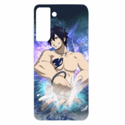 Чехол для Samsung S21 Fairy tail Grey Fullbuster - PrintSalon