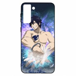 Чехол для Samsung S21+ Fairy tail Grey Fullbuster - PrintSalon