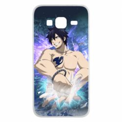Чехол для Samsung J3 2016 Fairy tail Grey Fullbuster - PrintSalon