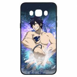 Чехол для Samsung J7 2016 Fairy tail Grey Fullbuster - PrintSalon