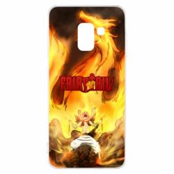 Чехол для Samsung A8 2018 Fairy tail Natsu