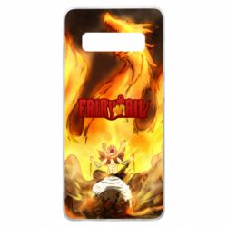 Чехол для Samsung S10+ Fairy tail Natsu - PrintSalon