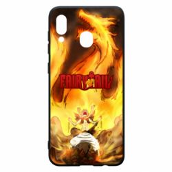 Чехол для Samsung A20 Fairy tail Natsu - PrintSalon