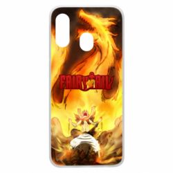 Чехол для Samsung A40 Fairy tail Natsu - PrintSalon