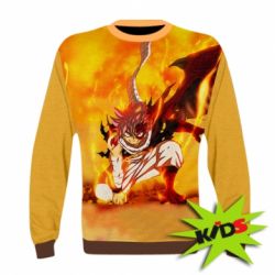 Детский 3D свитшот Fairy tail Natsu - PrintSalon