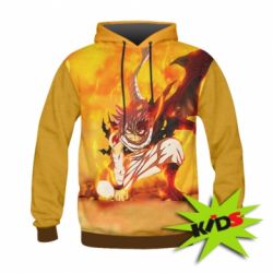 Детское 3D худи Fairy tail Natsu - PrintSalon