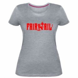 Жіноча преміум футболка Fairy Tail text - PrintSalon