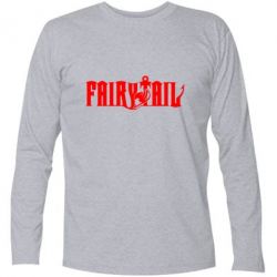 Футболка з довгим рукавом Fairy Tail text - PrintSalon
