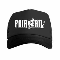 Кепка-тракер Fairy Tail text - PrintSalon