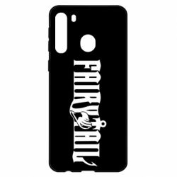 Чехол для Samsung A21 Fairy Tail text