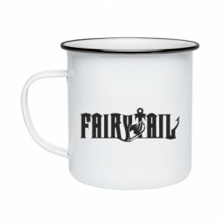 Кружка емальована Fairy Tail text - PrintSalon