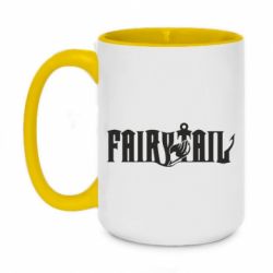 Чашка двокольорова велика Fairy Tail text - PrintSalon