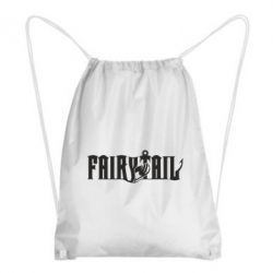 Рюкзак-мішок Fairy Tail text - PrintSalon