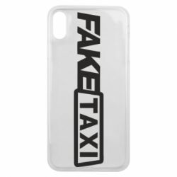 Чехол для iPhone Xs Max Fake Taxi Logo