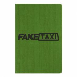 Блокнот с принто Fake Taxi Logo - PrintSalon