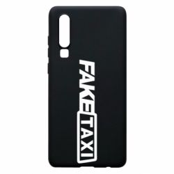 Чехол для Huawei P30 Fake Taxi Logo - PrintSalon