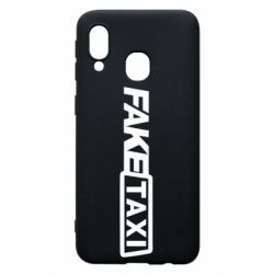 Чехол для Samsung A40 Fake Taxi Logo - PrintSalon