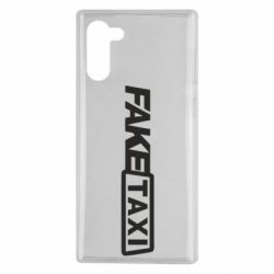 Чехол для Samsung Note 10 Fake Taxi Logo - PrintSalon