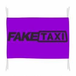 Флаг Fake Taxi Logo - PrintSalon