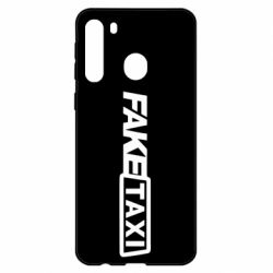 Чехол для Samsung A21 Fake Taxi Logo