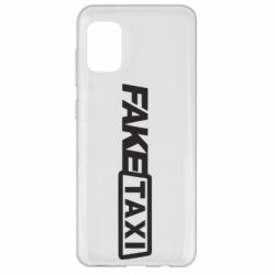 Чехол для Samsung A31 Fake Taxi Logo - PrintSalon