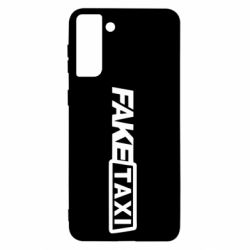 Чехол для Samsung S21+ Fake Taxi Logo - PrintSalon
