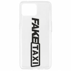 Чехол для Oppo Reno 4 Lite Fake Taxi Logo - PrintSalon