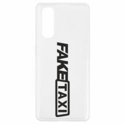 Чехол для Oppo Find X2 Fake Taxi Logo - PrintSalon