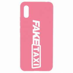 Чехол для Xiaomi Redmi 9a Fake Taxi Logo