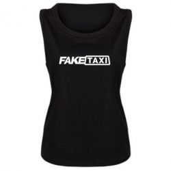 Женская майка Fake Taxi Logo - PrintSalon