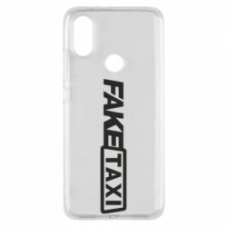 Чехол для Xiaomi Mi A2 Fake Taxi Logo - PrintSalon